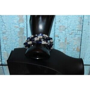 Stack Layering Beads Wrap Bracelet darker color beads but absolutely lovely